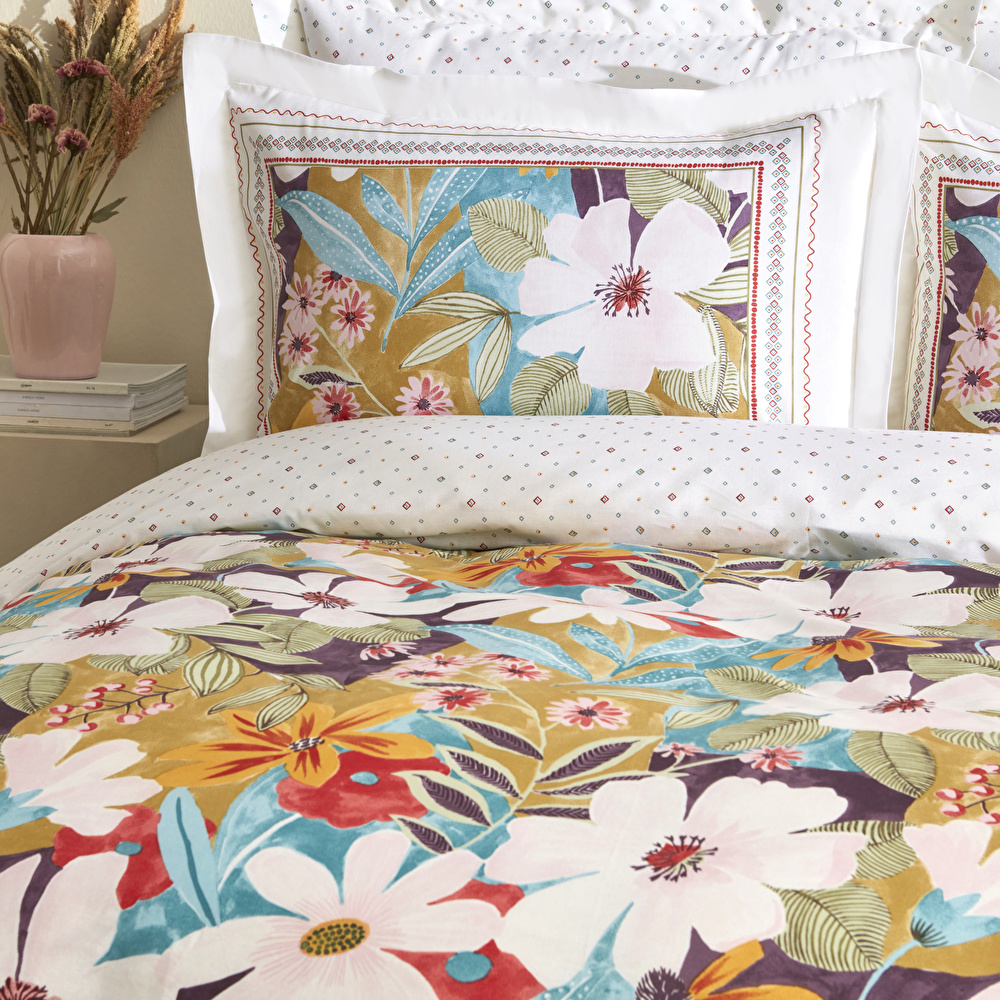 Karaca Home Lumire %100 Pamuk Tek Kişilik Nevresim Takımı Multicolor  görseli 4