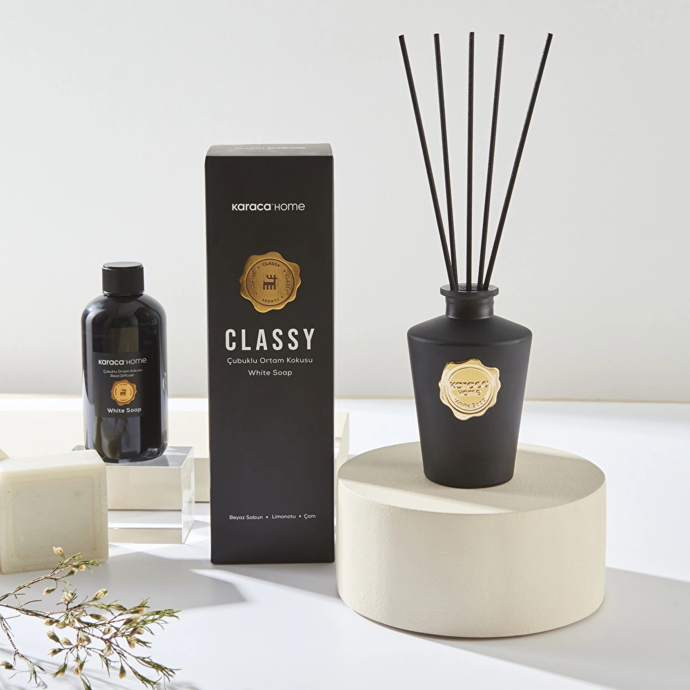 Karaca Home Classy Çubuklu Ortam Kokusu White Soap 200 ml görseli 3