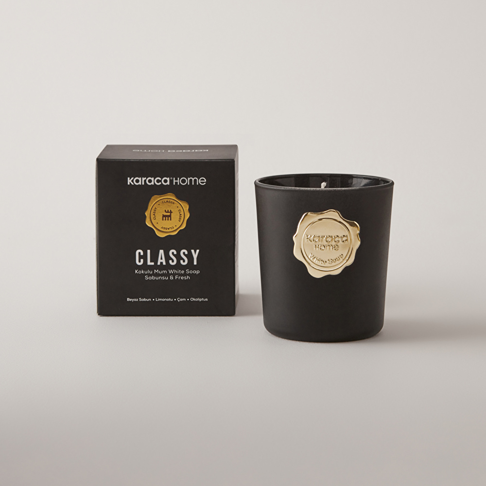 Karaca Home Classy Kokulu Mumlu Mumluk Amber White Soap görseli 1