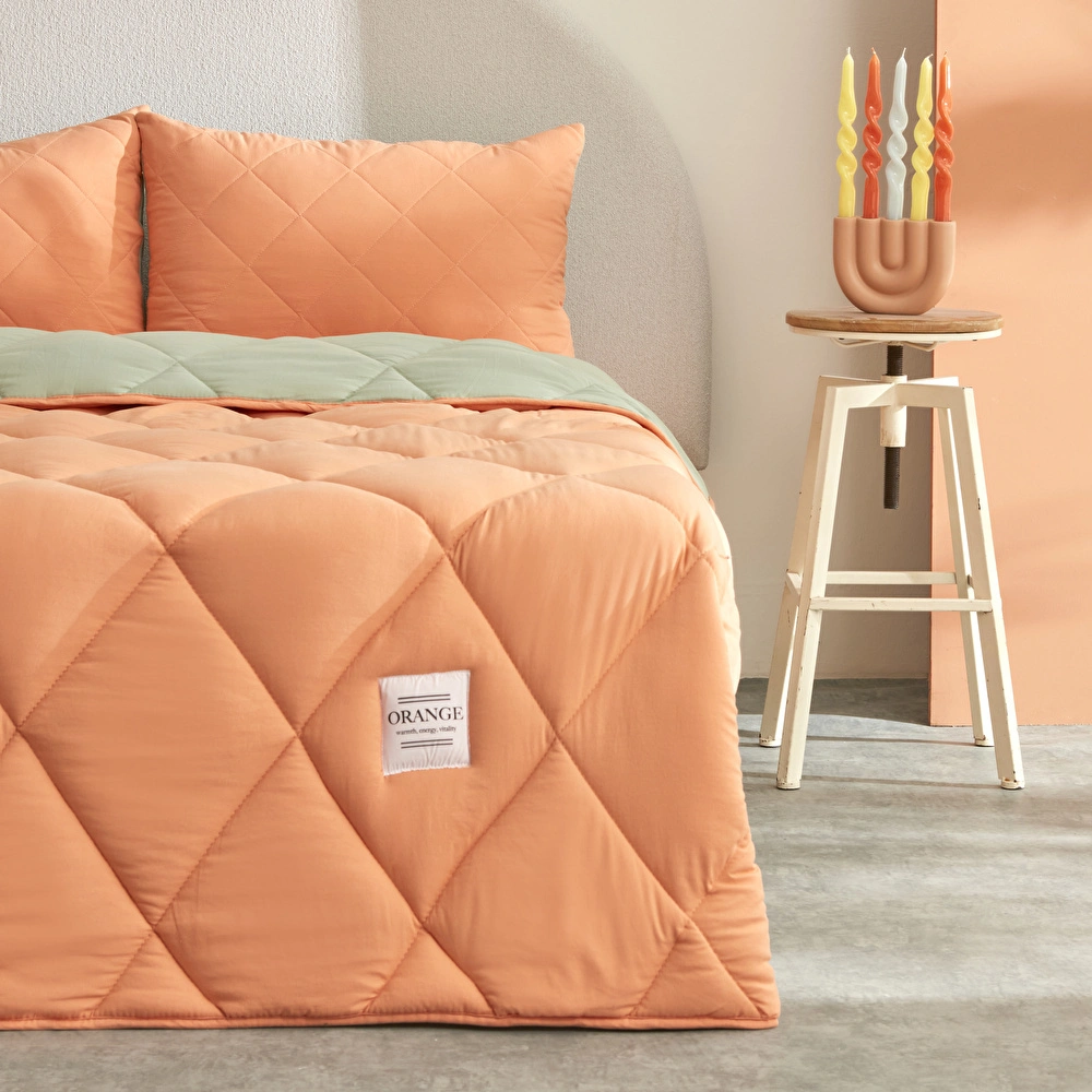 Karaca Home Smart Comfort Orange Çift Kişilik Uyku Seti görseli 2