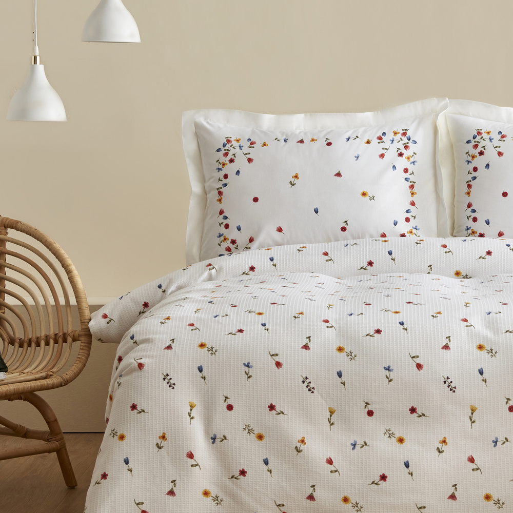 Karaca Home Lores %100 Pamuk Tek Kişilik Pike Takımı Pembe görseli 3