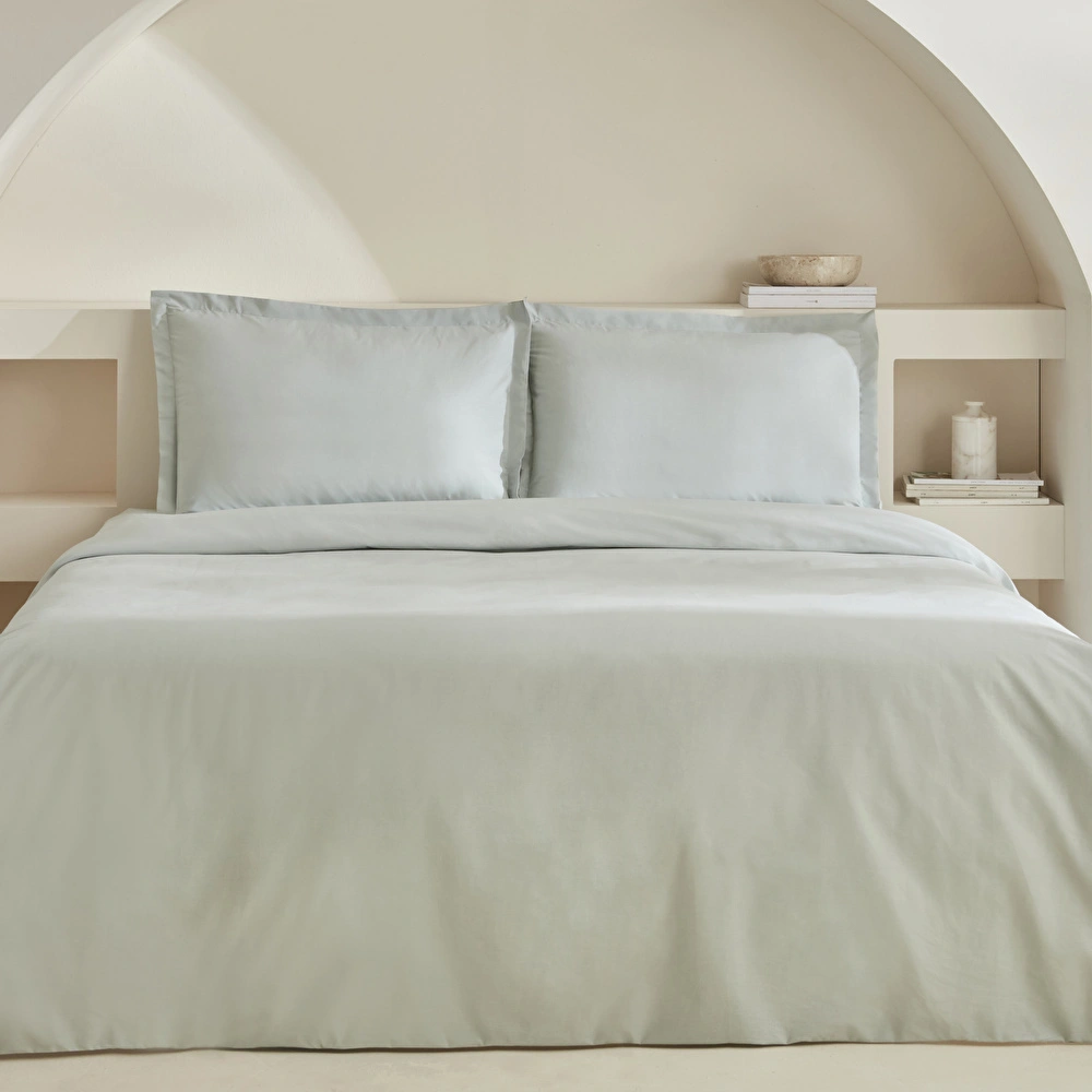 Karaca Home  Lavin %100 Pamuk Çift Kişilik Nevresim Takımı Adaçayı görseli 1