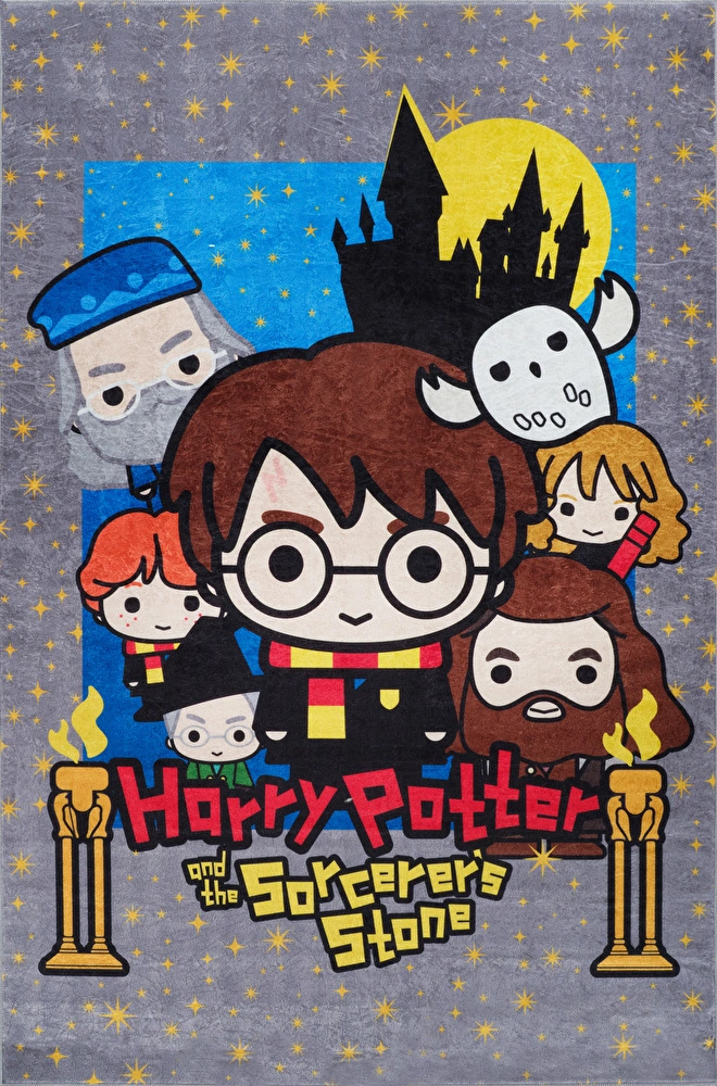 Kaşmir Halı Dekoratif Art Çocuk/Genç Harry Potter 100x150 cm görseli 2