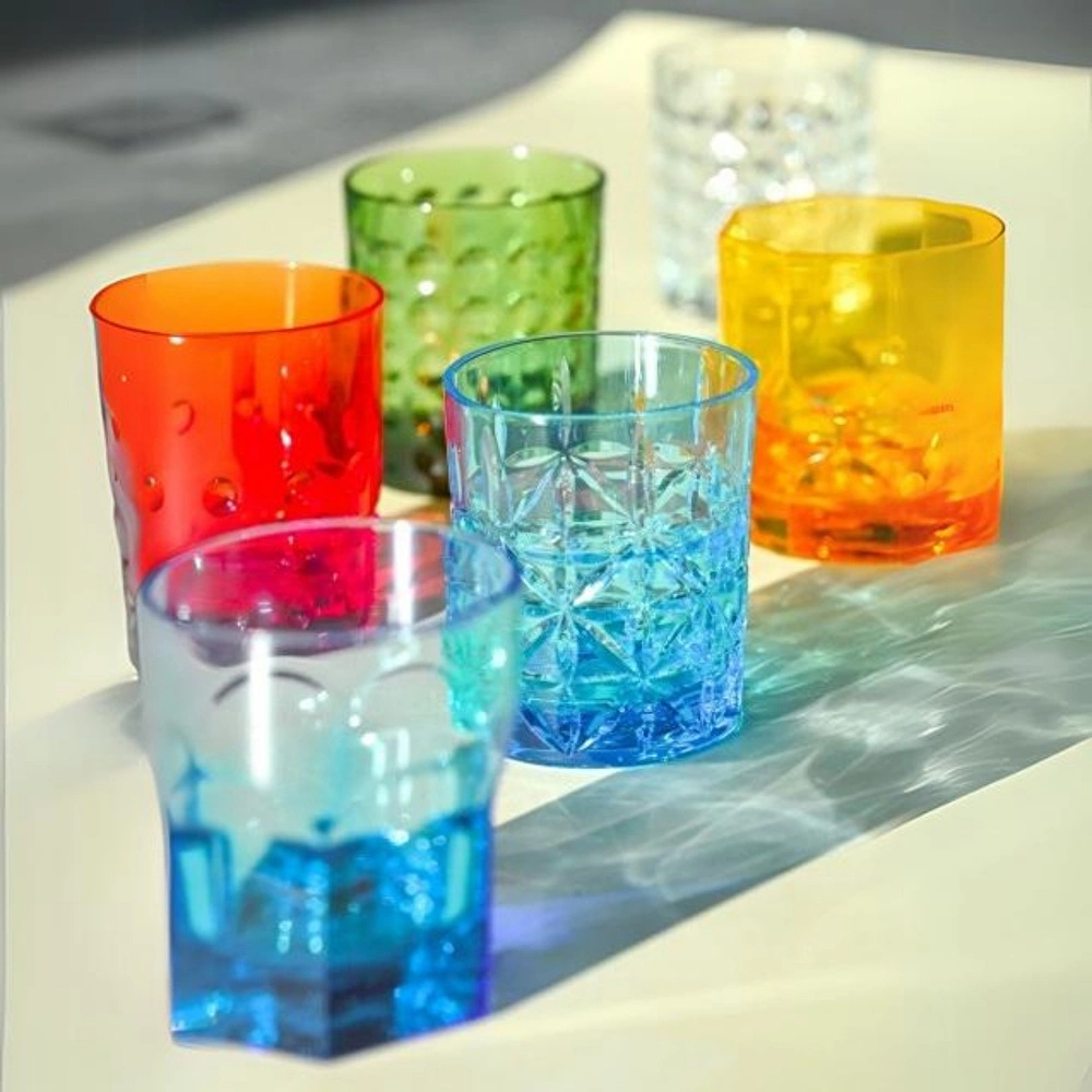Baci Milano Crystal Touch 6'lı Bardak Seti 300 ml Yeşil görseli 2