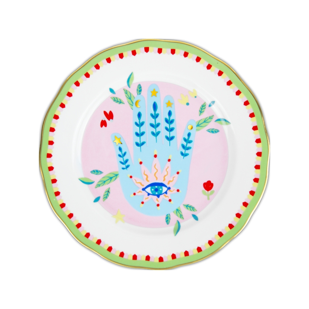 Baci Milano Mamma Mia El Desenli Tabak 22 cm görseli 1