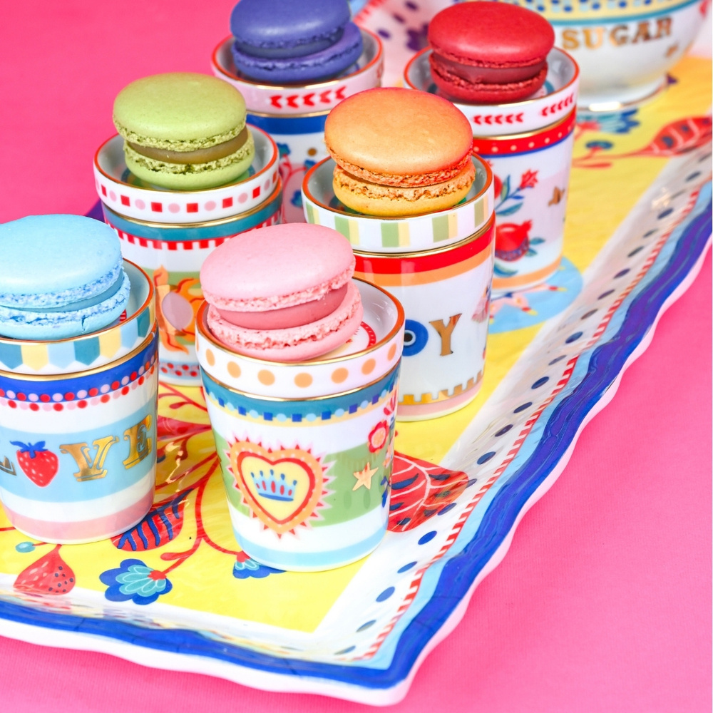 Baci Milano Mamma Mia El Desenli Dikdörtgen Tabak 49 cm x 20 cm x 2,5 cm görseli 2