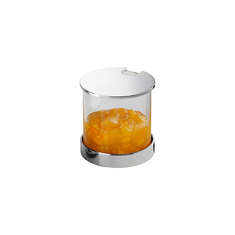 Robbe&Berking Gümüş Kaplama Kapaklı Reçellik 8,8 cm görseli 1