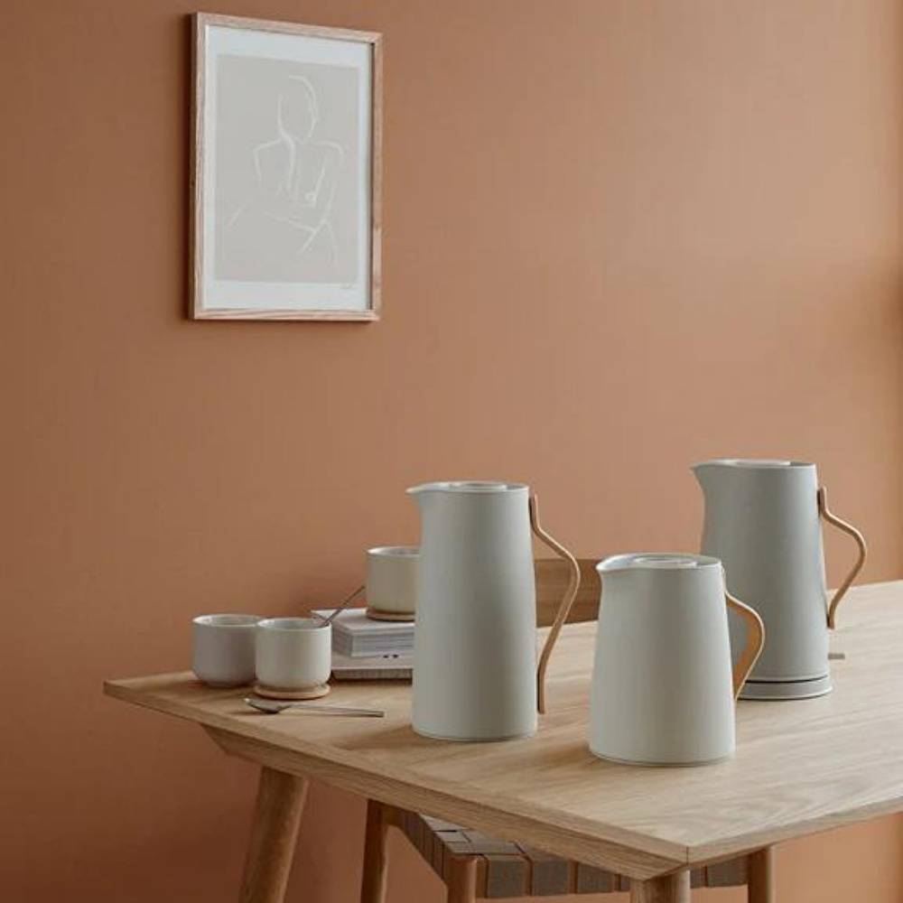 Stelton Emma Vakumlu Karaf Termos 1,2 L Bej görseli 4
