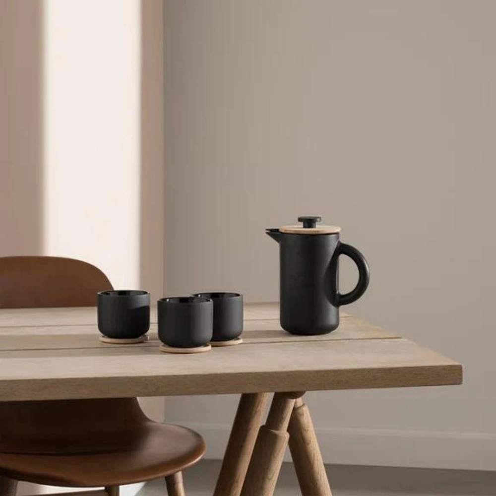 Stelton Theo Frenchpress 0,8 L Siyah görseli 2