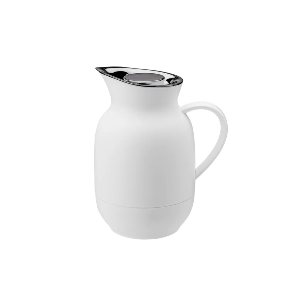 Stelton Amphora Kahve Karaf Termos 1 L Beyaz görseli 1
