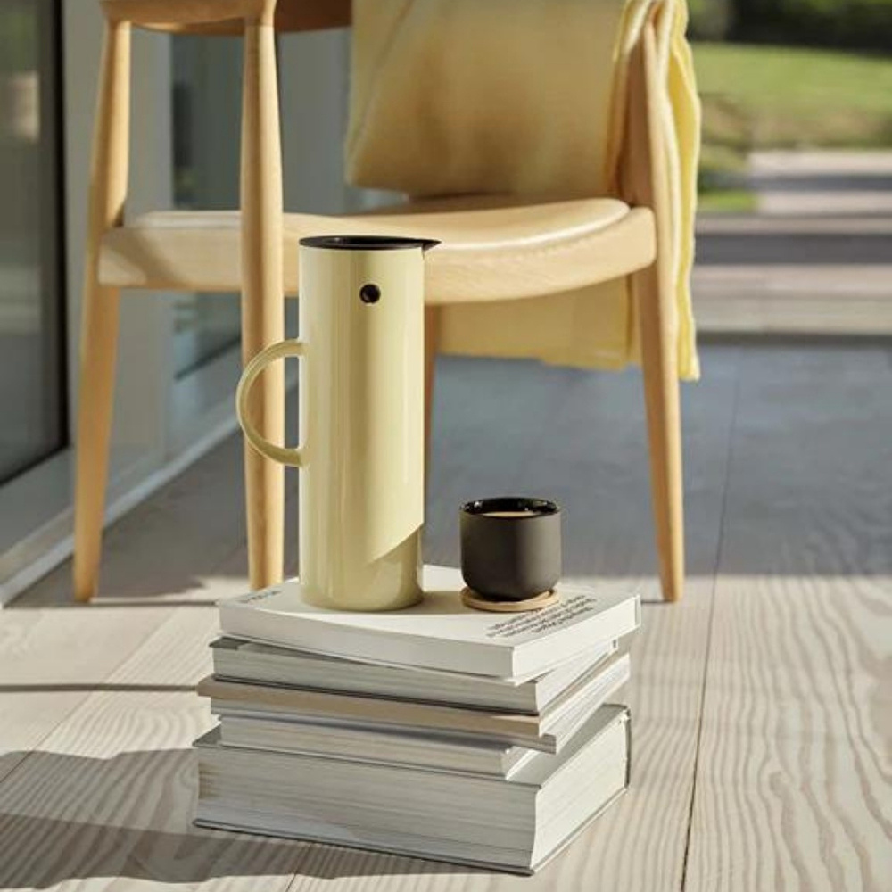 Stelton Theo Mug ve Bardak Altlığı Siyah 200 ml görseli 3