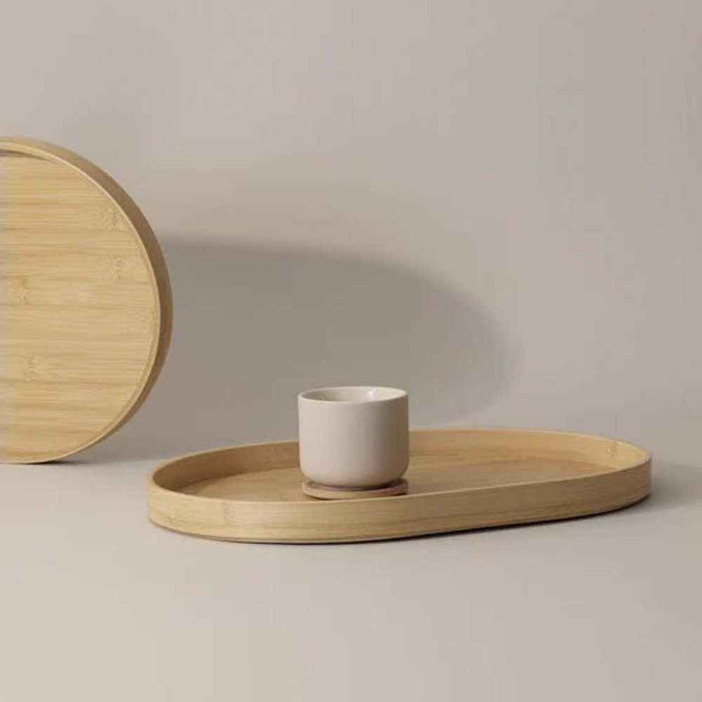 Stelton Theo Mug ve Bardak Altlığı Bej 200 ml görseli 3
