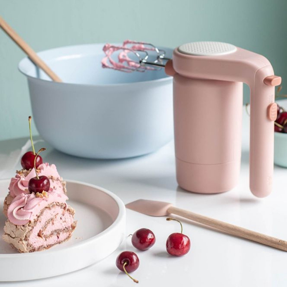 Rig-Tig Foodie El Mikseri 19 cm x 9 cm Pembe görseli 2