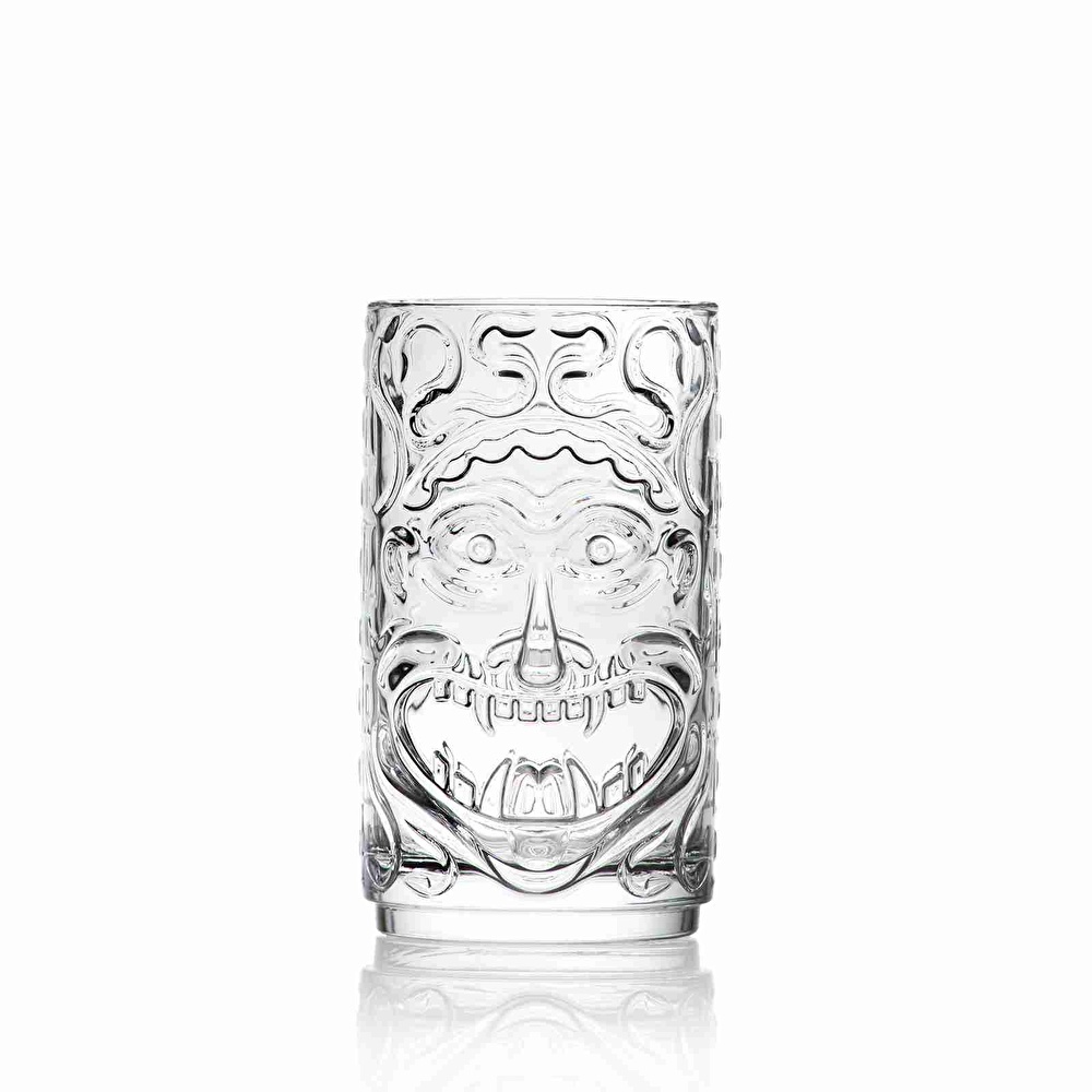 RCR Tiki Etruria Yüksek Kalite Cam 4'lü Meşrubat Bardağı Seti 450 ml görseli 2