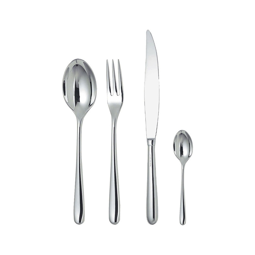 Alessi Caccia 6 Kişilik 24 Parça Çatal Bıçak Takımı görseli 2