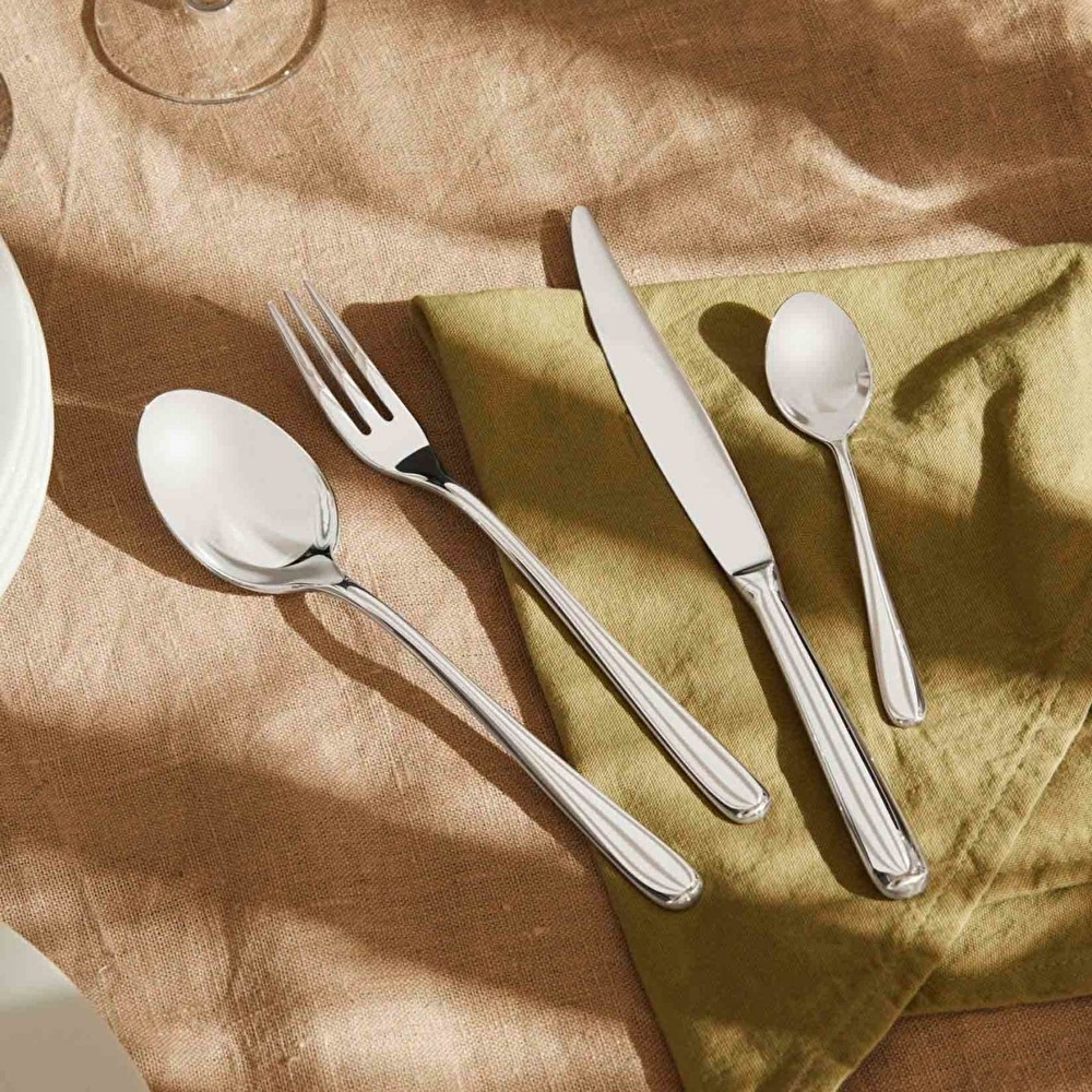 Alessi Caccia 6 Kişilik 24 Parça Çatal Bıçak Takımı görseli 1