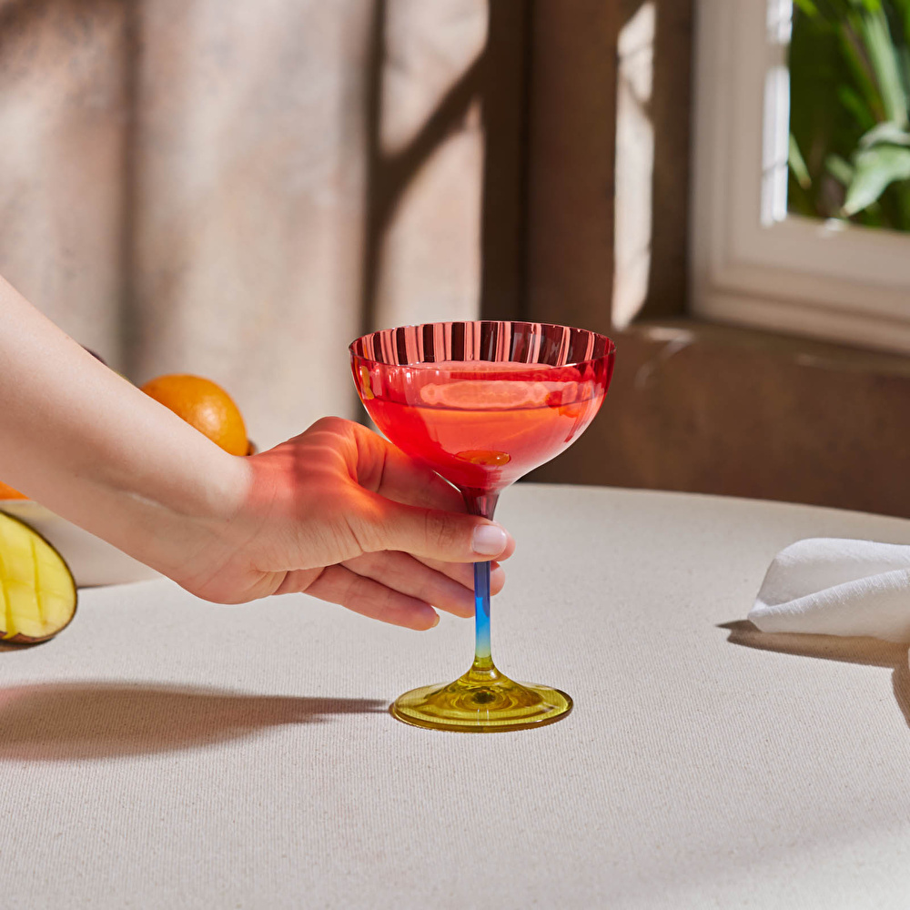 Karaca Dolce Martini Ve Dondurma Kadehi 210 Ml Kırmızı  görseli 2