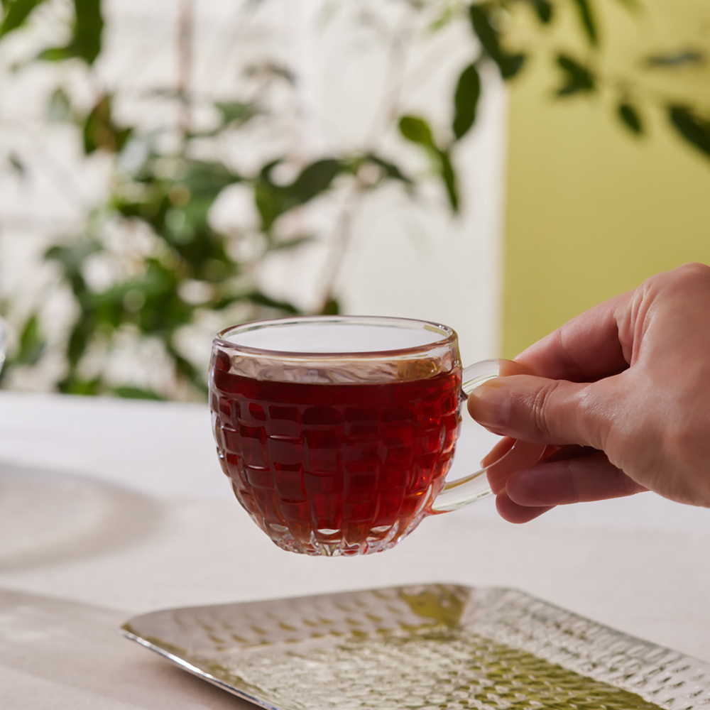 Karaca Emel 4 Kişilik Cam Çay Fincanı 180 Ml görseli 3