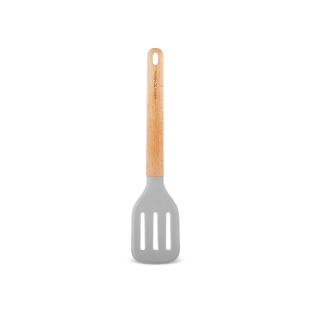 Karaca x Refika Gadgets Ahşap Saplı Silikon Oluklu Spatula görseli 5