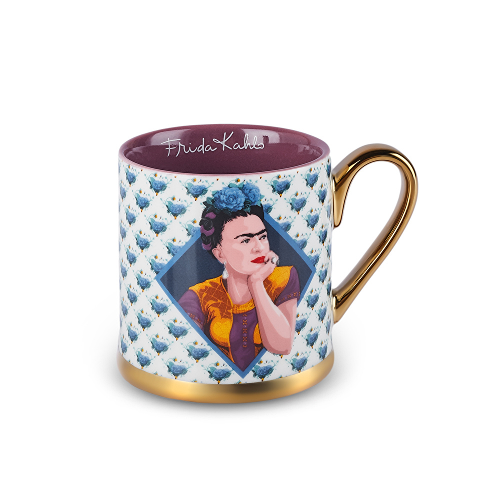 Karaca Frida Kupa 330 Ml Mavi  görseli 4