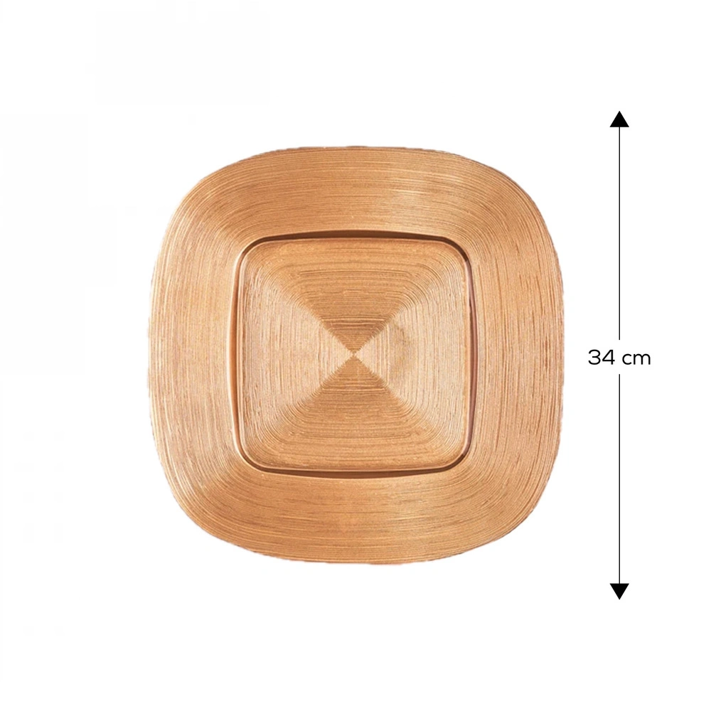 Karaca Home Premium Kare Supla Altın 34 Cm görseli 3