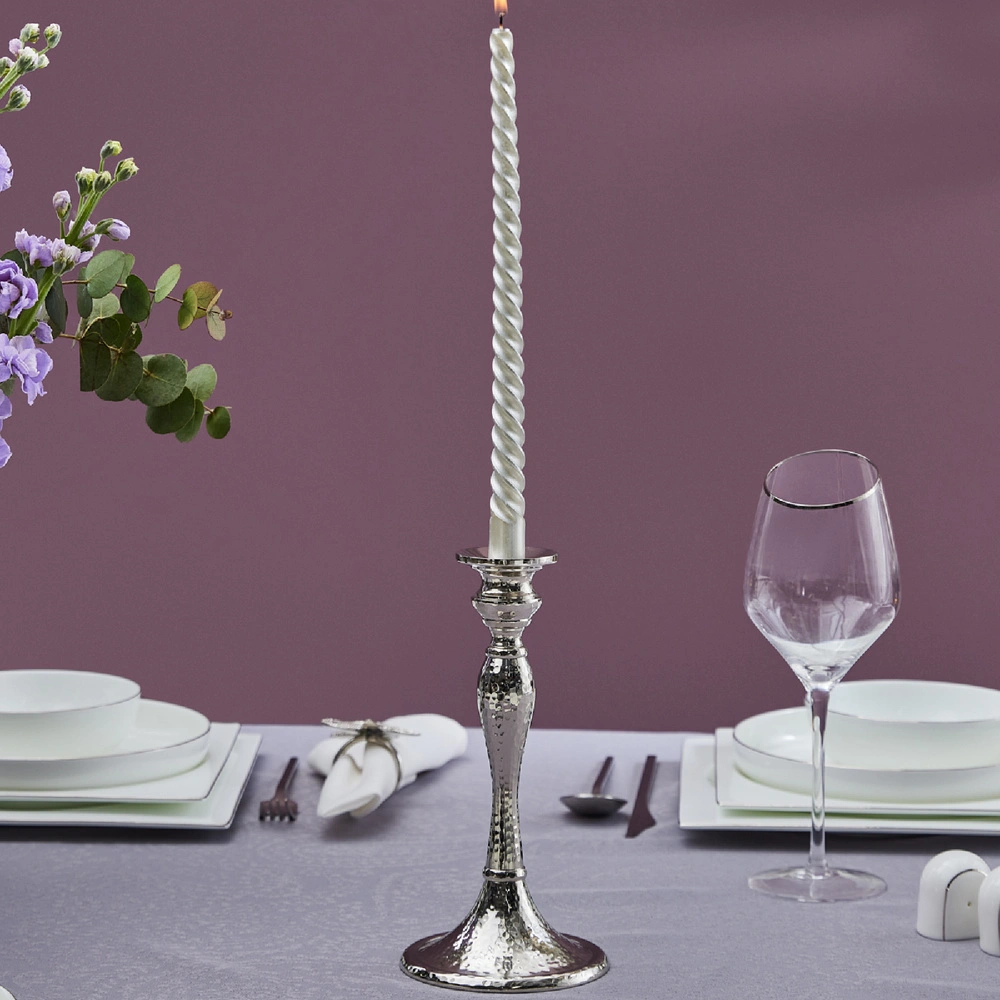 Karaca Home Rena Şamdan Sılver 26 Cm görseli 1
