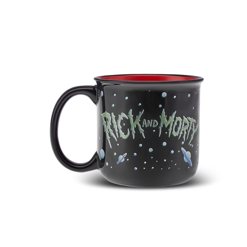 Karaca Rıck And Morty Siyah Kupa 400 Ml  görseli 2