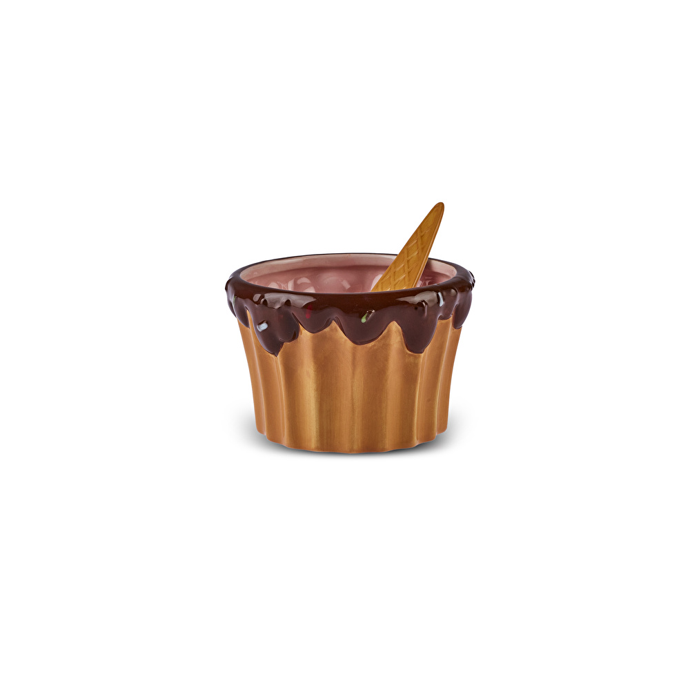 Karaca Cherry On Top 3'lü Kaşıklı Dondurma Kasesi görseli 8