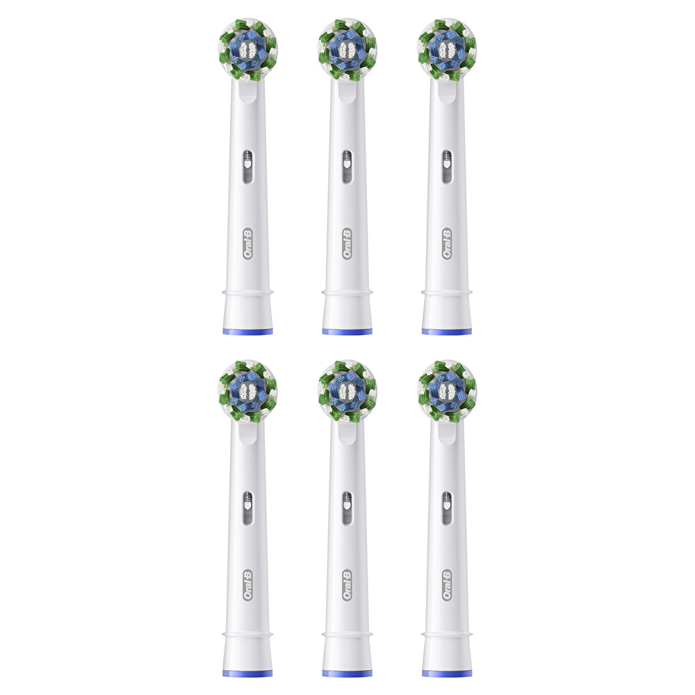 Oral B Pro Cross Action 6'lı Diş Fırçası Yedek Başlığı EB50 Beyaz görseli 3