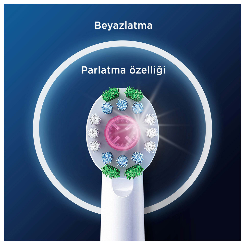Oral B Clean Maximiser Precision Clean 2'li Diş Fırçası Yedek Başlığı EB20 Beyaz görseli 4