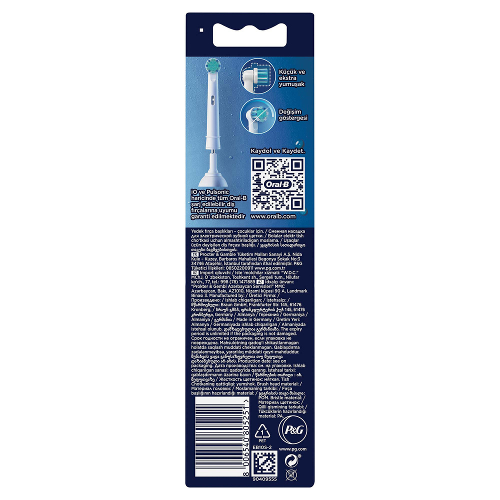 Oral B Pro Kids 2'li Spiderman Şarjlı Diş Fırçası Yedek Başlığı görseli 8
