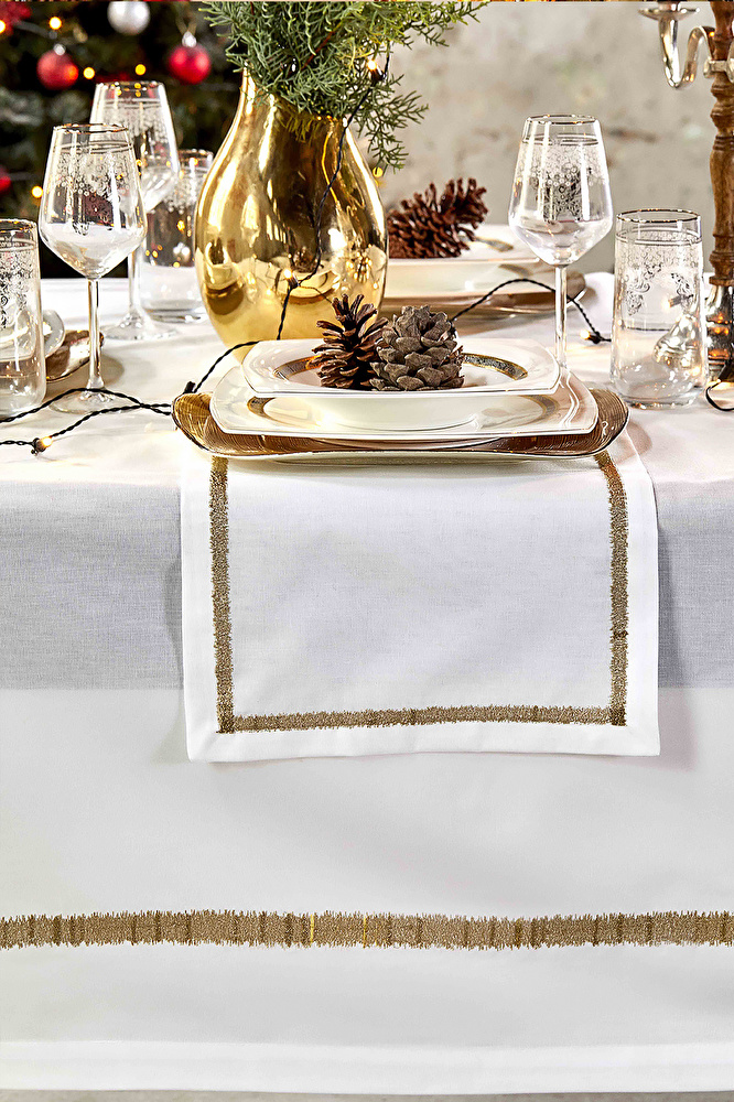 Karaca Home Shiny Gold 2li Peçete 35x50 cm görseli 1