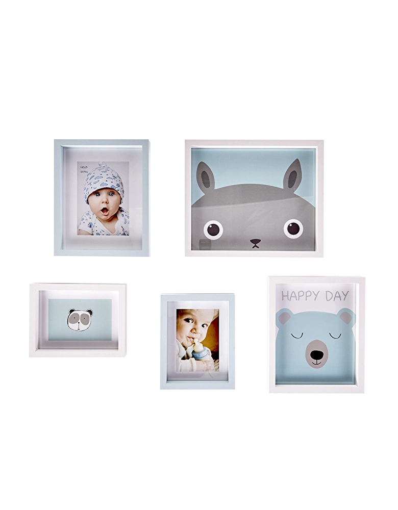 Karaca Home Happy Boy 5li Çerçeve Seti görseli 1