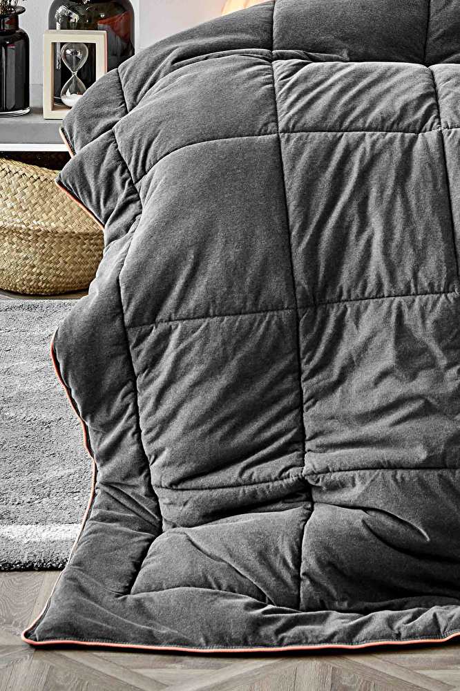 Karaca Home Colorful Turuncu Çift Kişilik Cotton Comfort Uyku Seti görseli 3