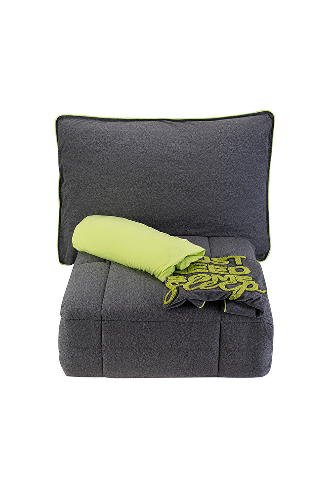 Karaca Home Colorful Yeşil Tek Kişilik Cotton Comfort Uyku Seti görseli 4