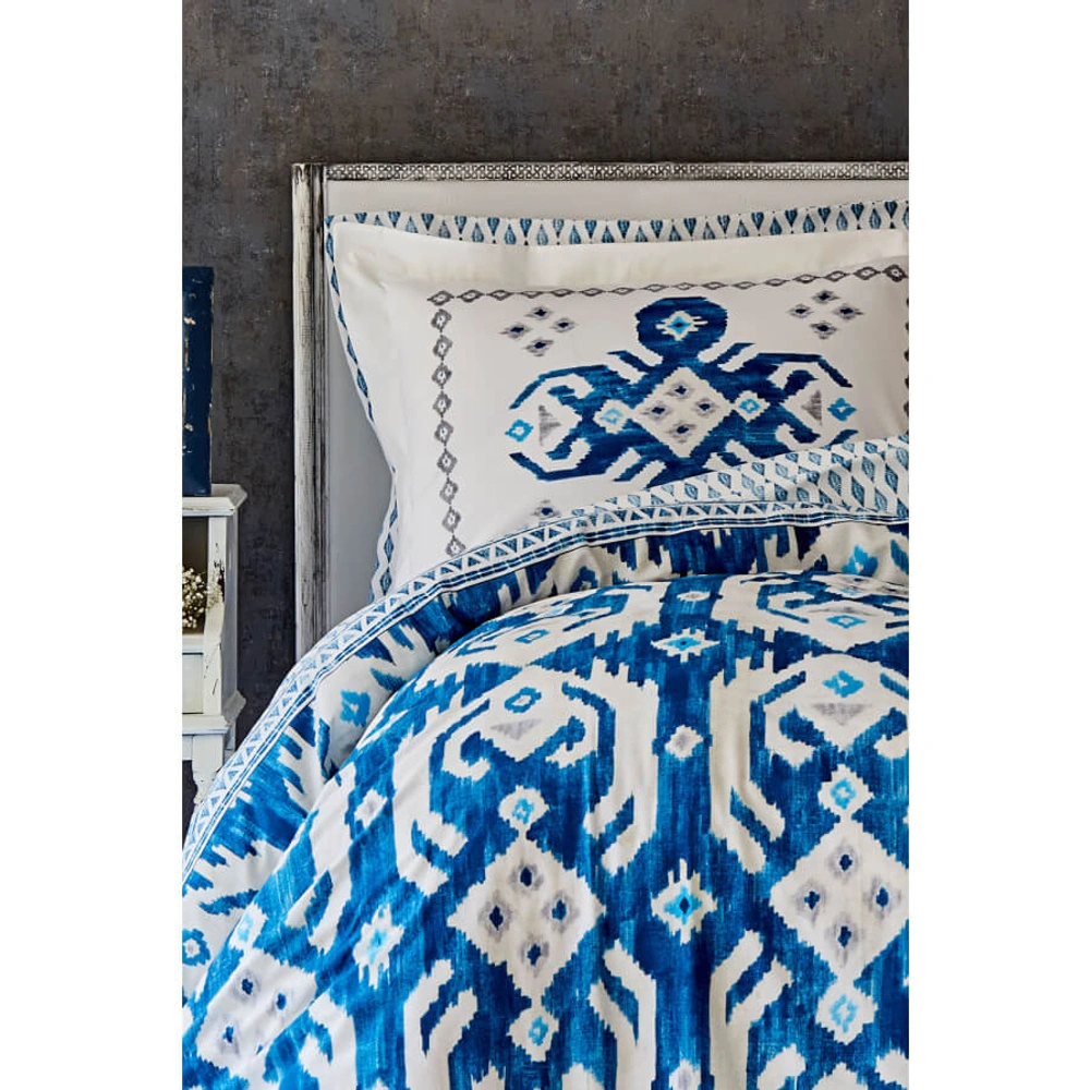 Karaca Home Neos Mavi Rnf Çift Kişilik Pike Takımı görseli 2