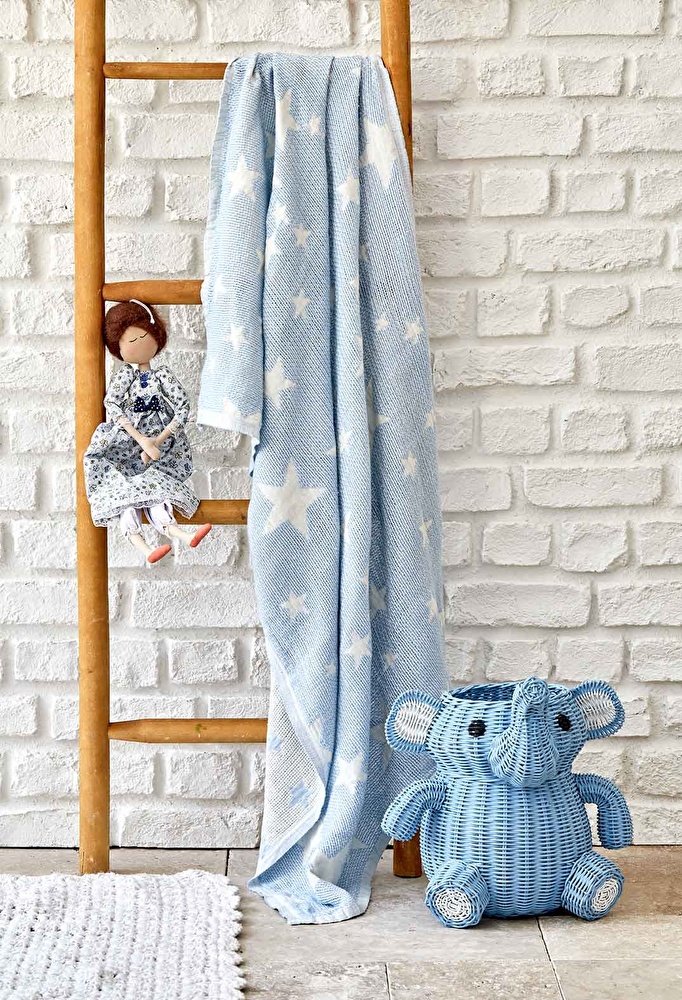 Karaca Home Baby Star Mavi Bebek Pikesi görseli 2