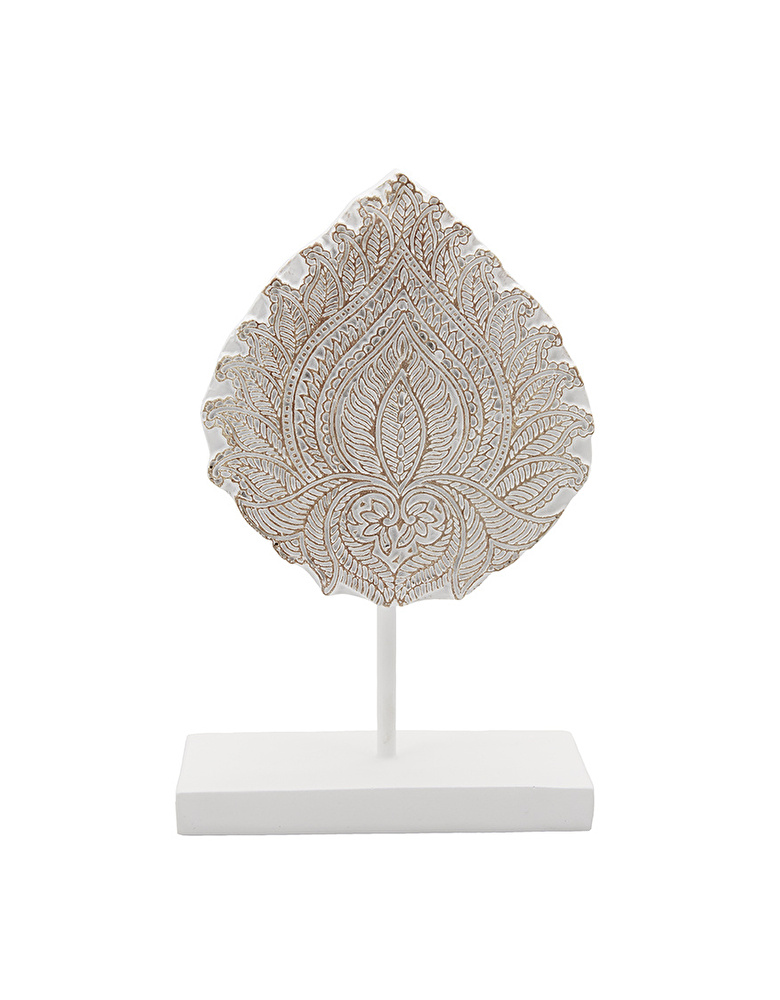 Karaca Home Belina Yaprak Biblo 13,2x6,5x20,5 cm görseli 1