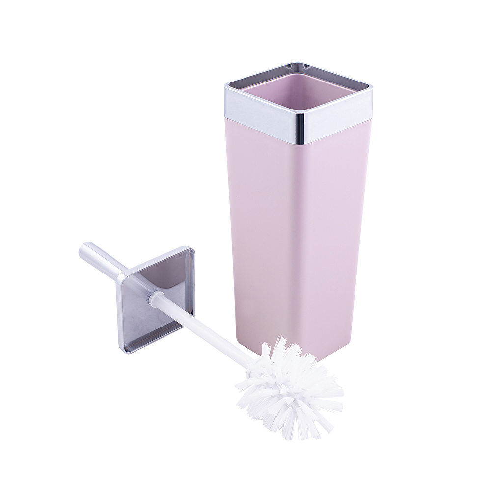 Karaca Home Pudra/Gümüş 5 Parça Kare Banyo Seti görseli 6