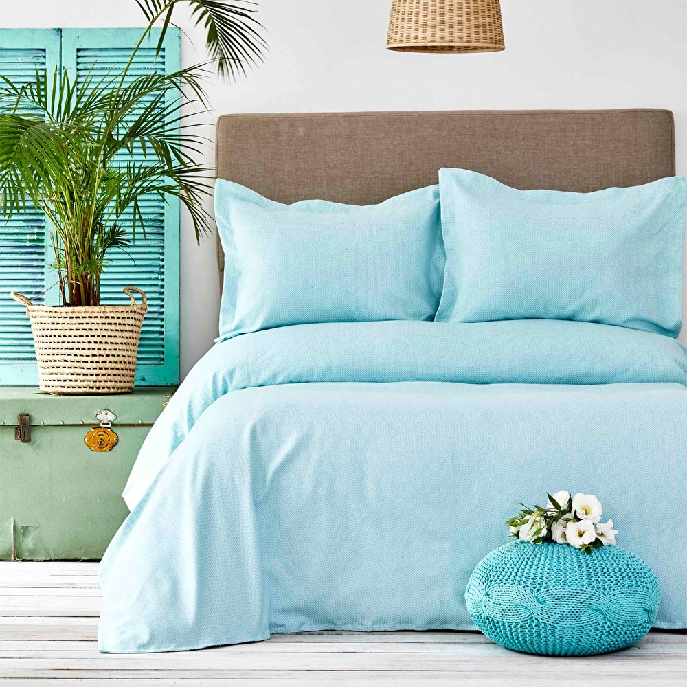 Karaca Home Palvi Mint Çift Kişilik Yatak Örtüsü görseli 1