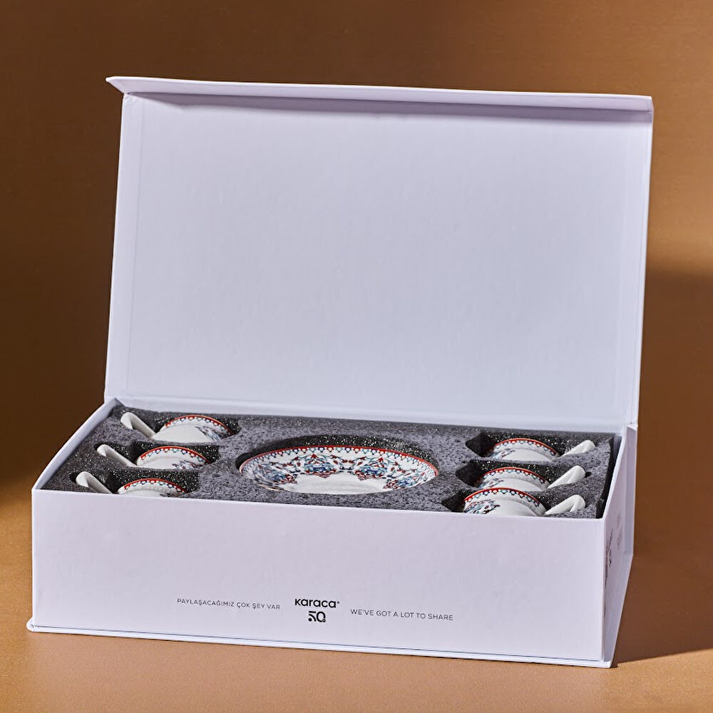 Karaca Nakkaş 6 Kişilik Kahve Fincan Takımı 100 ml thumbnail 3