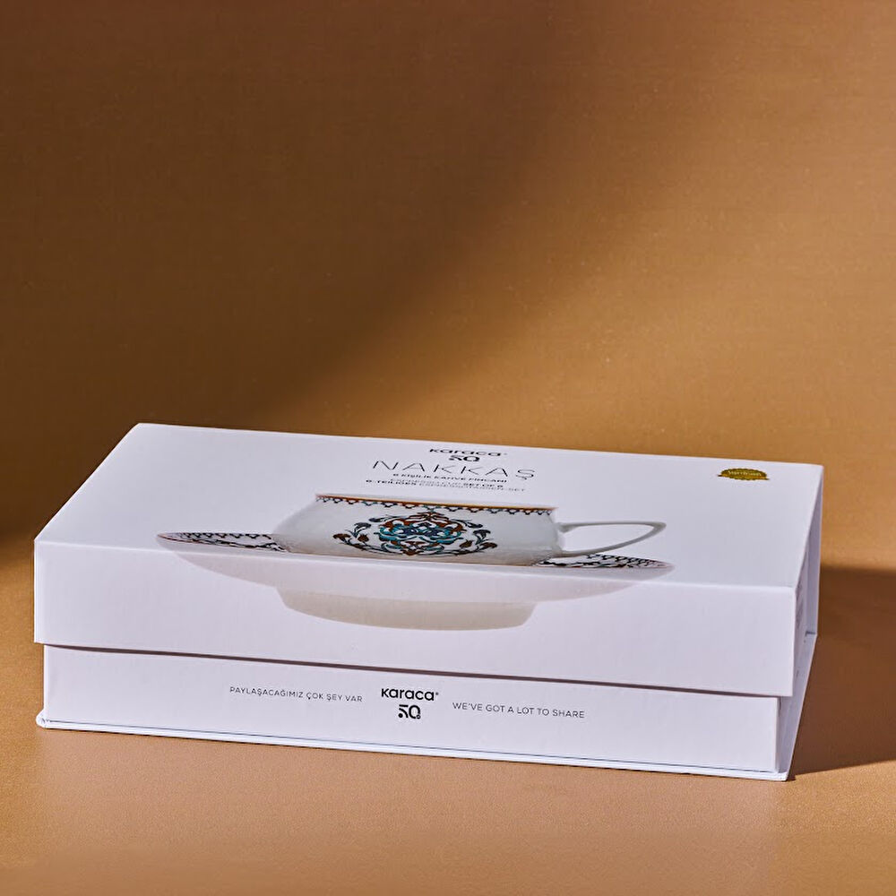 Karaca Nakkaş 6 Kişilik Kahve Fincan Takımı 100 ml thumbnail 4