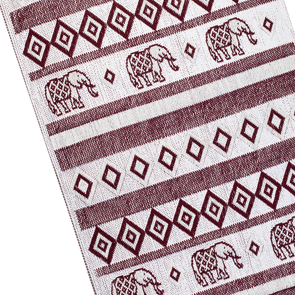 Karaca Home Marodisa 80x150 cm Ekru/Bordo Kilim görseli 2