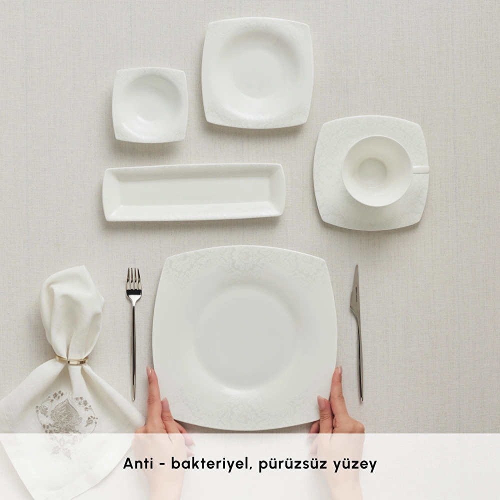 Karaca Fine Pearl Helen 26 Parça 6 Kişilik Kahvaltı Takımı görseli 4