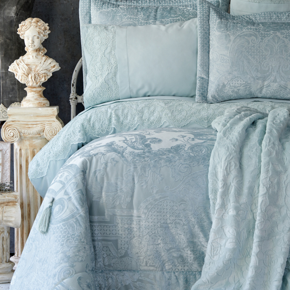 Karaca Home Valeria Royal Tiffany 10 Parça Çeyiz Seti görseli 1