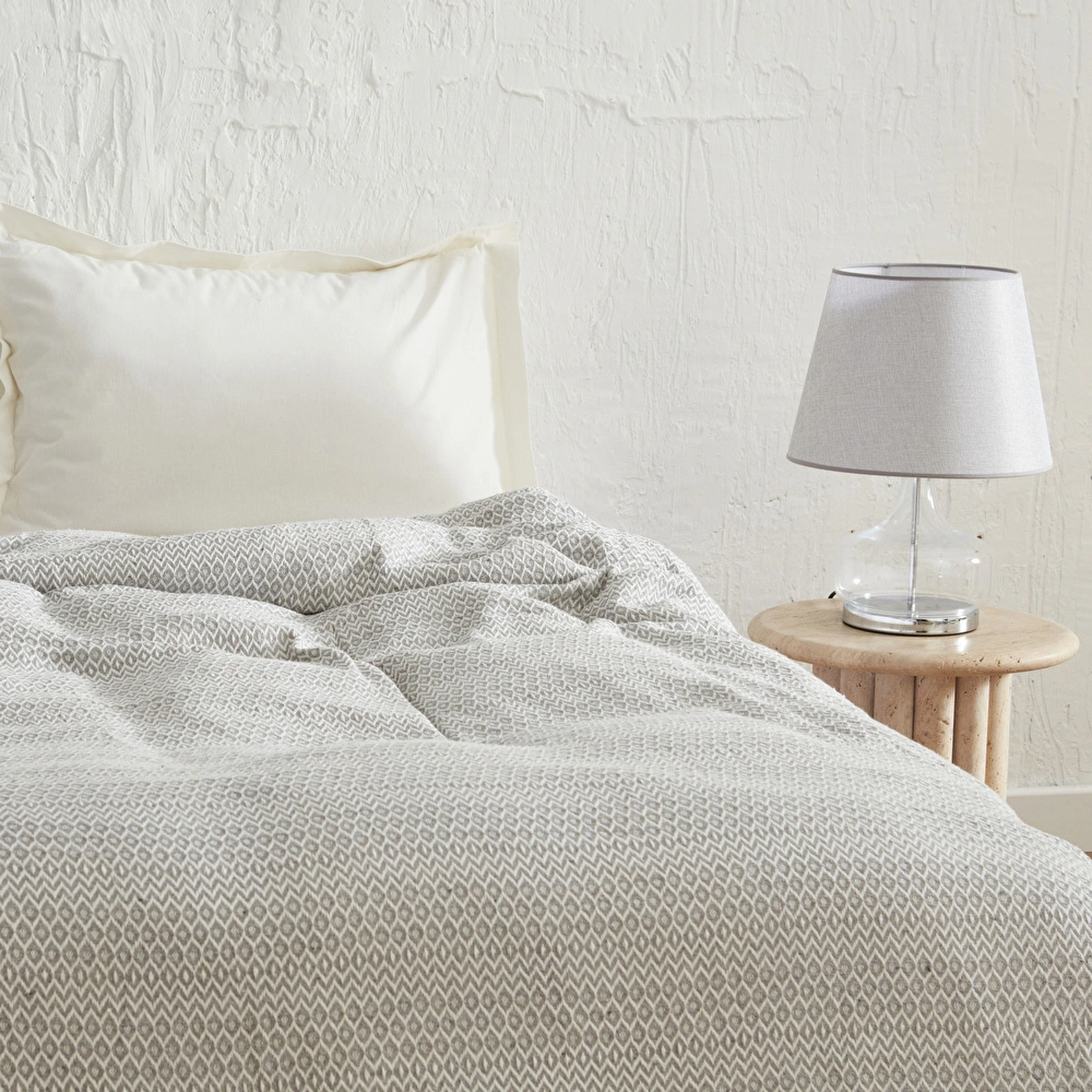 Karaca Home Levi Açık Gri Çift Kişilik Pike görseli 3