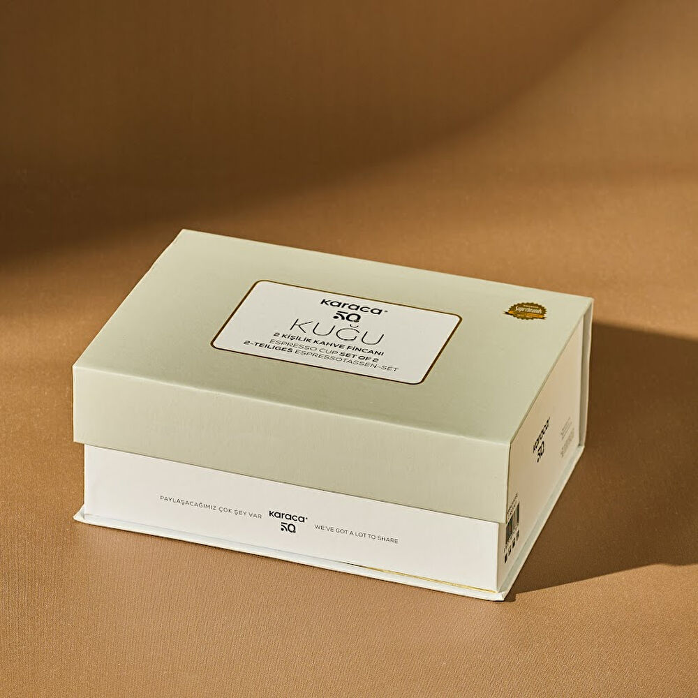 Karaca Kuğu 2 Kişilik Kahve Fincan Takımı 70 ml thumbnail 8