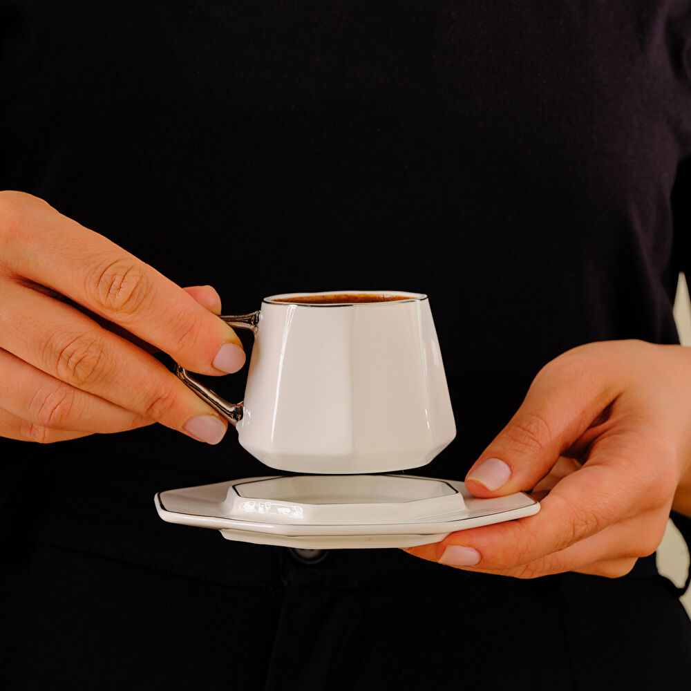 Karaca Zeher 6 Kişilik Kahve Fincanı Takımı 90 ml thumbnail 4