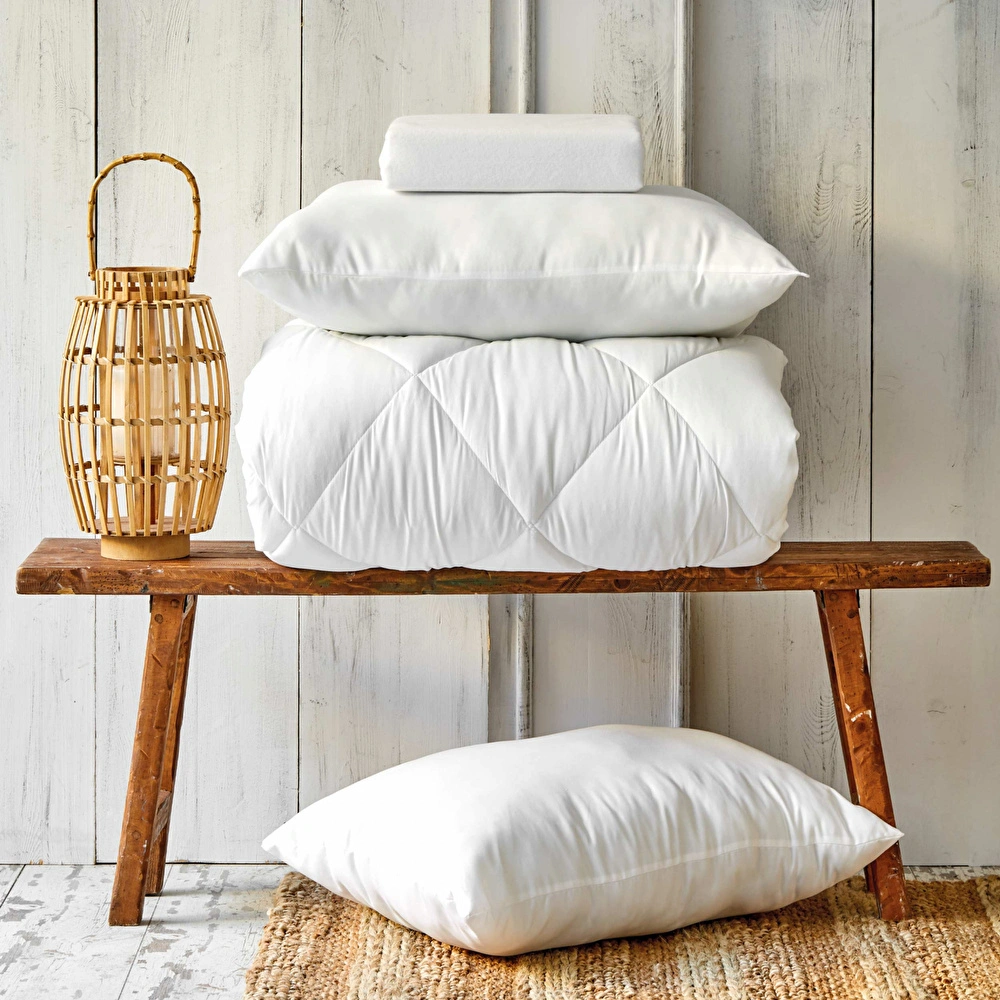 Karaca Home Microfiber Royal Çift Kişilik Yorgan 2 Adet Silikon Yastık görseli 1