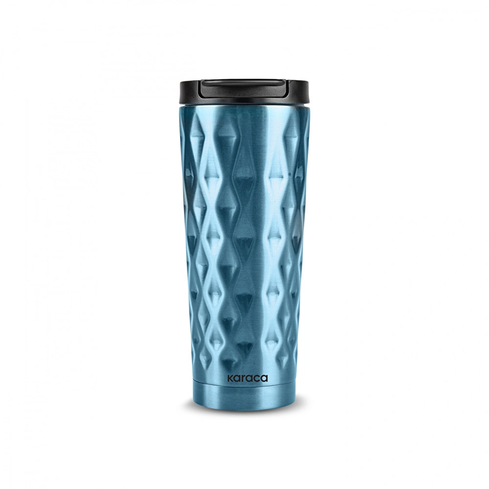 Karaca Diamond Çelik El Termosu Blue 500 ml görseli 1
